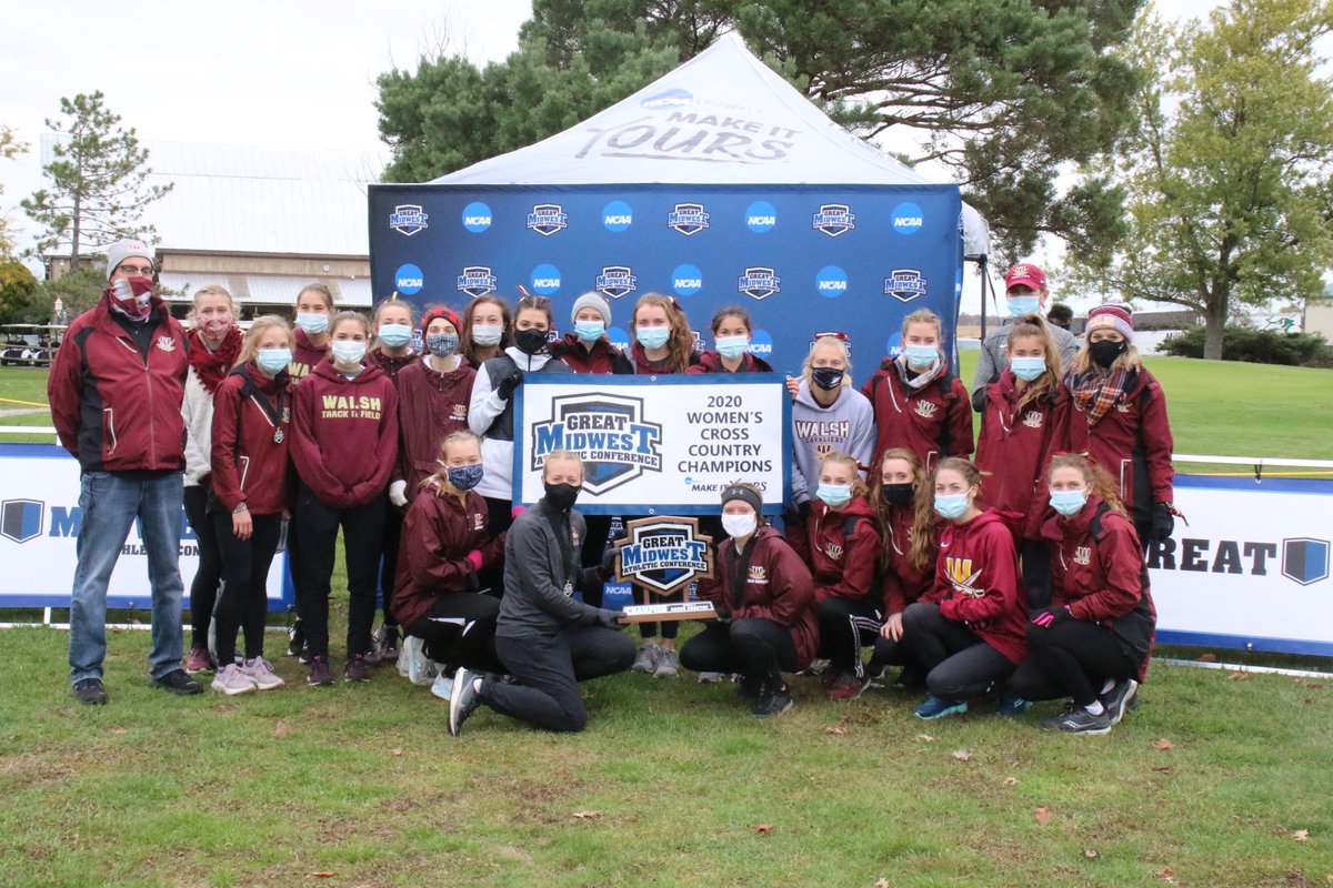 WalshCavaliers's tweet photo. XC | How about a Championship sweep!!!!! Both @WalshTrack programs won #GreatMidwest titles today!! #SwordsUp https://t.co/EFZVcPkwAP
