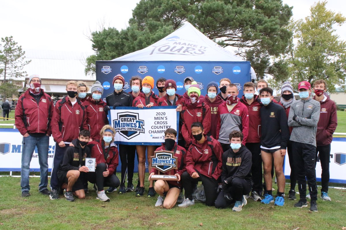 WalshCavaliers's tweet photo. XC | How about a Championship sweep!!!!! Both @WalshTrack programs won #GreatMidwest titles today!! #SwordsUp https://t.co/EFZVcPkwAP