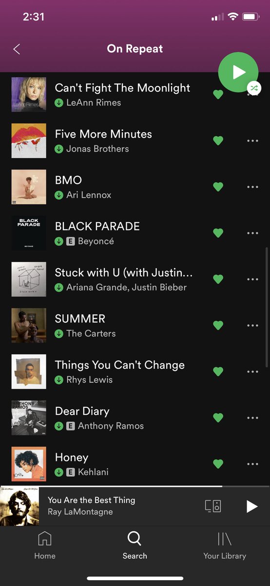 chaneeks's tweet photo. @bri92anna My music is all over the place clearly lol https://t.co/vGvN7kclv3