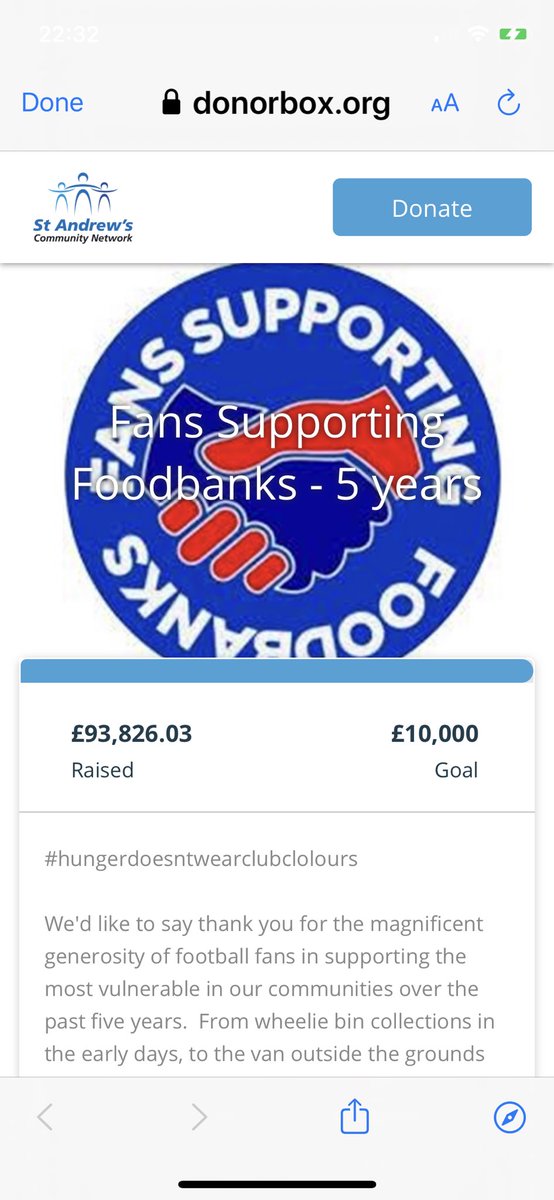 Incredible effort - over £93,000 has so far been raised for @SFoodbanks #BoycottPPV #LIVSHU the boycott has been a great success but if people across the world still want to donate the link is still open here donorbox.org/fanssupporting…