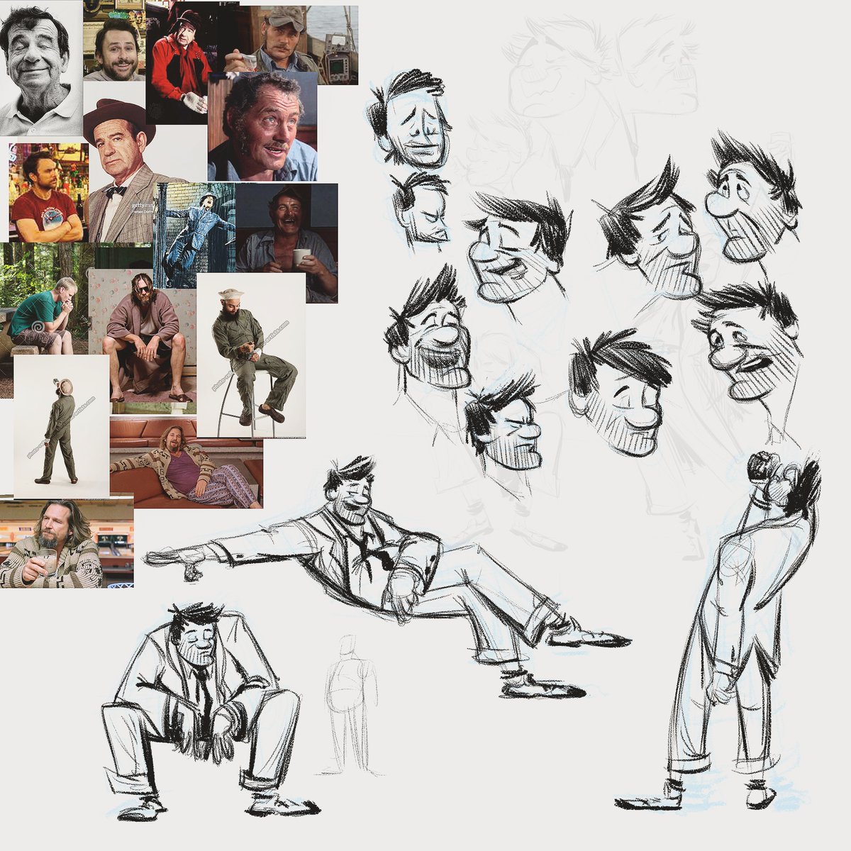 heroinstitute's tweet photo. Part 1 of assignment 4 for @rrr_yaga's characters for animated film class on @schoolismlive. Takin a 2nd pass at the characters from last week. It's a lotta studyin and drawin and I am slow
#drawing #art #characterdesign #WIP #Assignment4 #SchoolismSunday #drunk #Animation https://t.co/2GrdYs1B8Z
