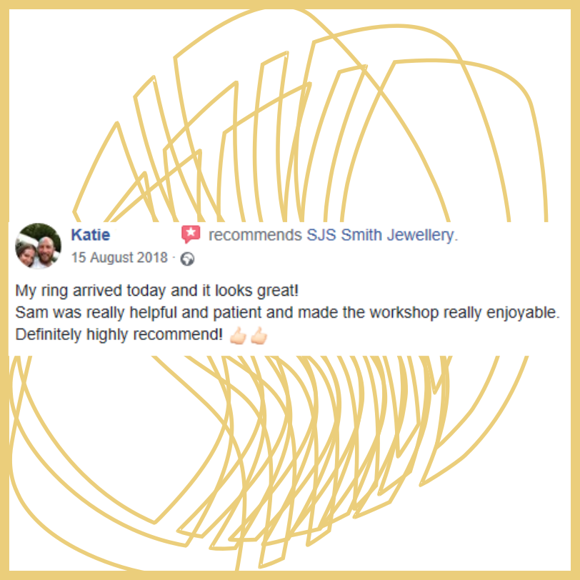 SJSJewellery's tweet image. #testimonial from a lovely customer. Book via: bit.ly/345Xuz8 
#makeyourownjewellery
#silverclassesstockport
#creativeclasses
#jewelleryclass
#jewellerymaking
#jewellerymakingworkshops
#jewelleryworkshops
#learntomakejewellery
#becreative
#learnandplay
#silversmithing
