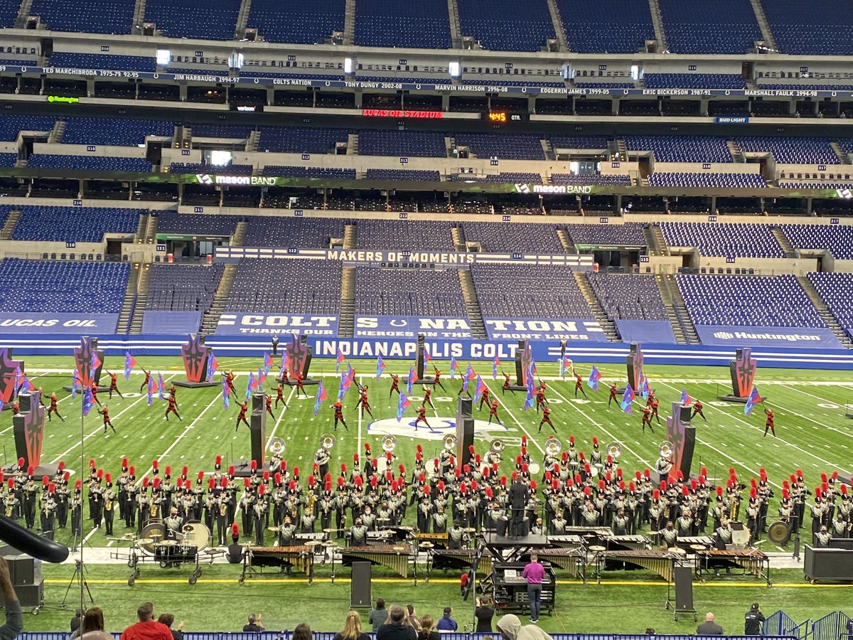 “Today was proof that <a href="/MasonSchools/">Mason City Schools</a> students love &amp; work hard for each other. What we’re doing here today isn’t about <a href="/LucasOilStadium/">Lucas Oil Stadium</a>. It is the experience of performing &amp; creating art &amp; something special. They earned this.” <a href="/MasonBands/">Mason Bands</a> Director of Bands Ed Protzman