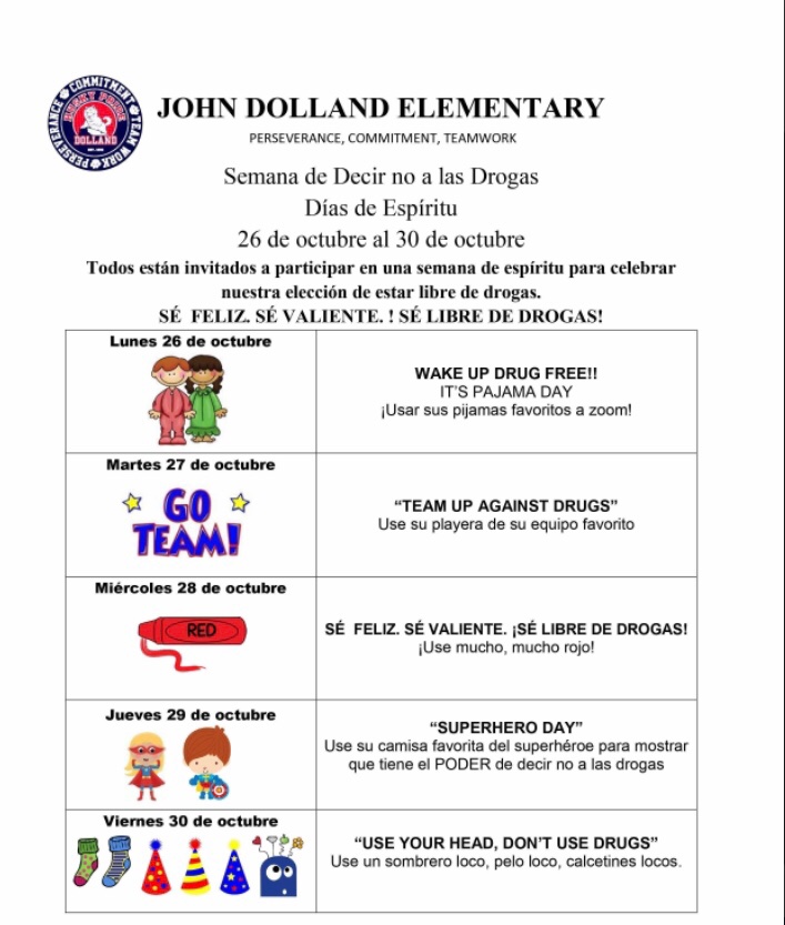 Red Ribbon/ Say no to Drugs week. Wear your favorite pajamas to Zoom!! #onceahuskyalwaysahusky🐾