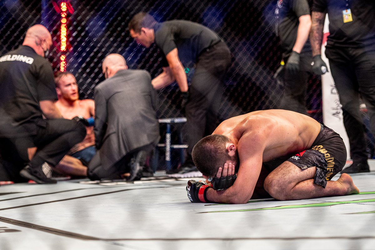 The end of an era 🦅 #UFC254 https://t.co/8h19kqmXUg