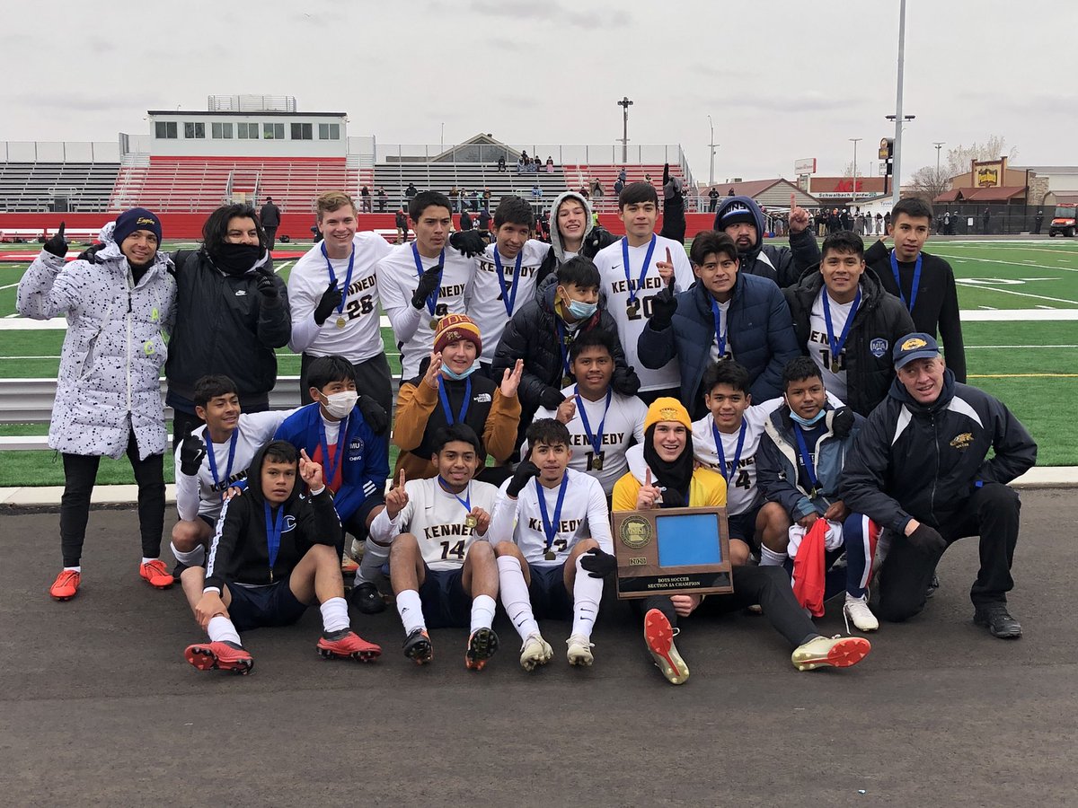 <a href="/FutbolKhs/">KHSFutbol</a> is the 2020 section 2A CHAMPION. The boys won in double overtime 1-0 at Worthington. Congrats to them on an amazing season. @Jason0lson #sectionchamp  #GoEagles