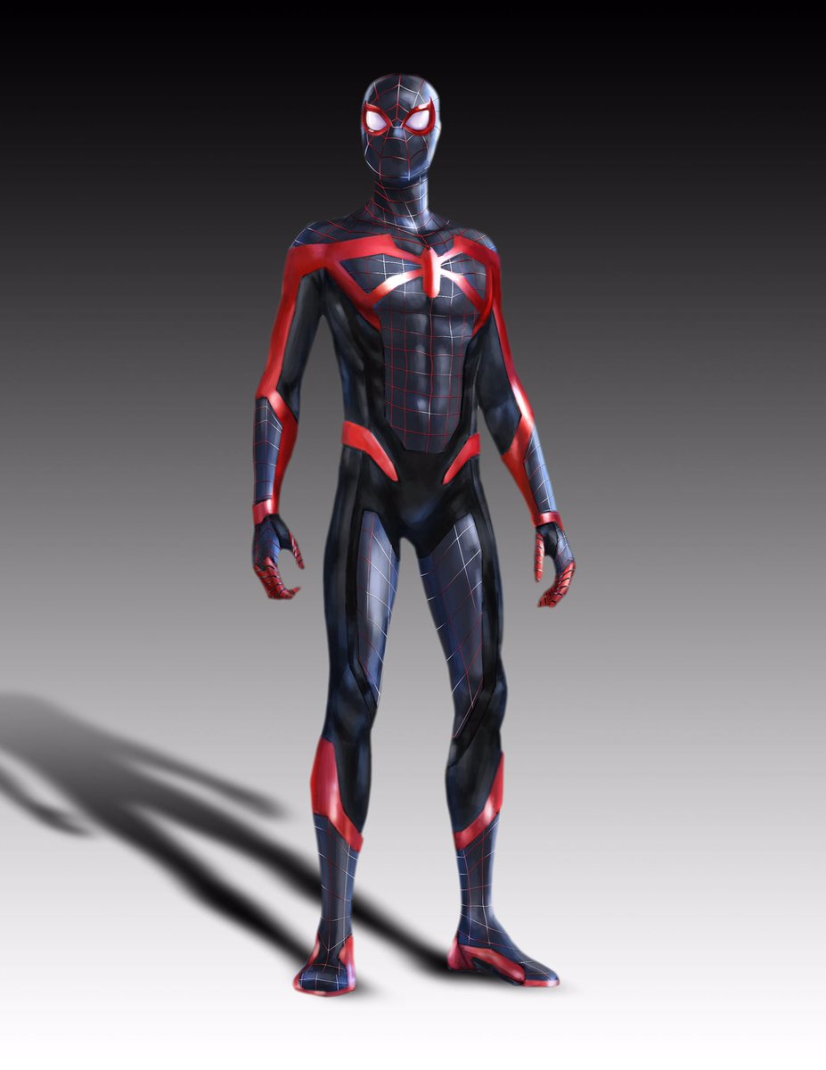 EthanCastillo05's tweet image. Finished my first piece of my Miles Morales costume exploration! Inspired by @insomniacgames Spider-Man: Miles Morales! #MilesMoralesPS5 #SpiderMan #conceptart #conceptdesign #costumedesign #digitalart #digitalpainting #Wacom #MadewithWacom