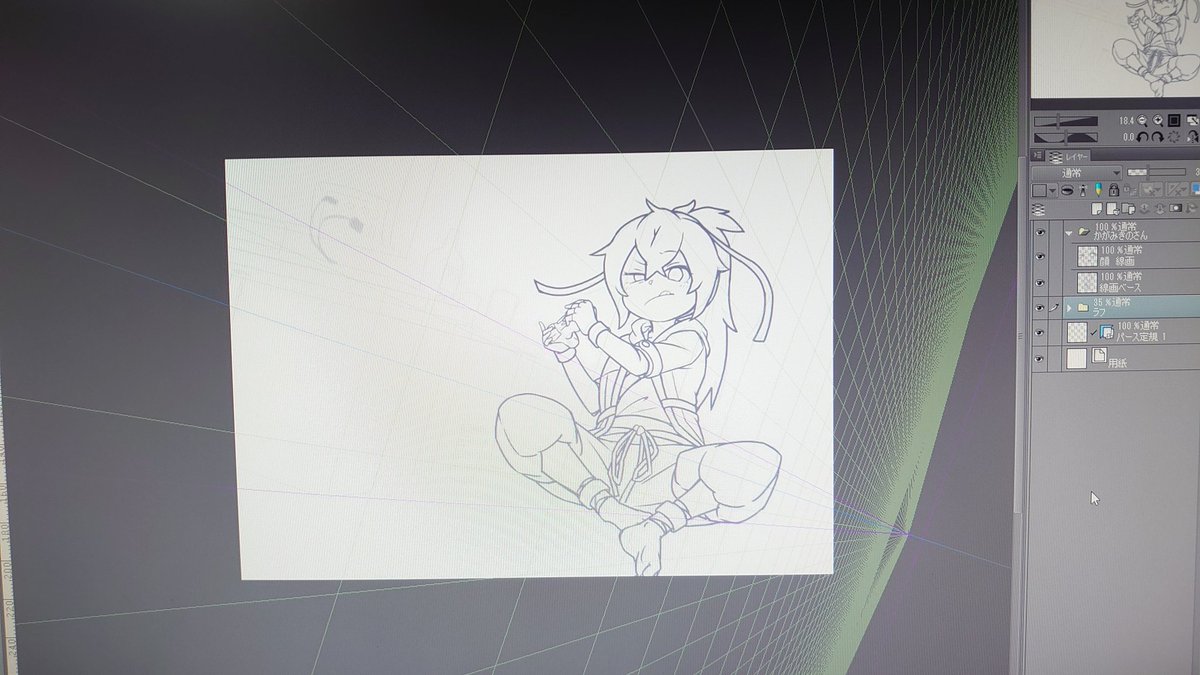 #かがみきの絵
◀番外編▶
かがみきの(@kagami_kino)さんができる過程でございます。 