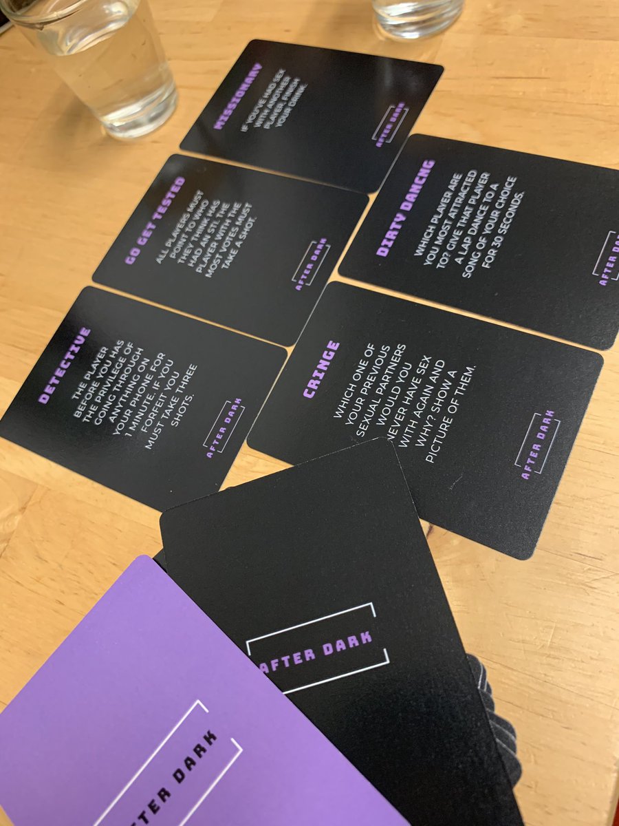 ASAGAMES_'s tweet photo. AFTER DARK IS BACK IN STOCK!
This game can be played with 6 people so itβs PERFECT for a quarantine motive π #AfterDark #ASAGAMES #Restock #PartyGame https://t.co/OPg3ulog74