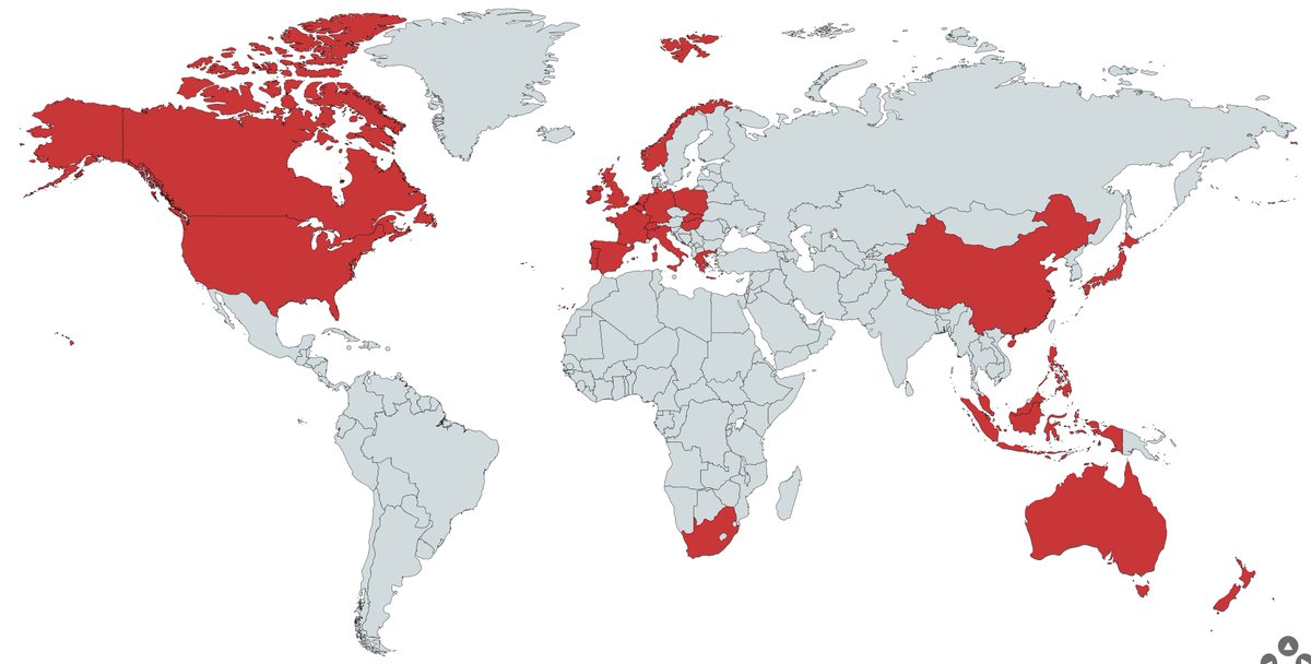 CharaGames's tweet photo. Had some time this morning to map out the shipping countries for our current backers. The Call echoes around the world. Thanks for making this campaign awesome!

https://t.co/DwUoNMstJu https://t.co/u7jOTczXk5