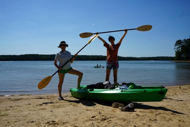 VisitOld96SC's tweet photo. Has it been this kind of day for you? We hope so because the buzz words are "outdoor fun".... so make it happen at one of our @SC_State_Parks! #outdoors #exploreold96 Photo: The Beach at Calhoun Falls State Park, Calhoun Falls, SC https://t.co/lN9K1Cqu93