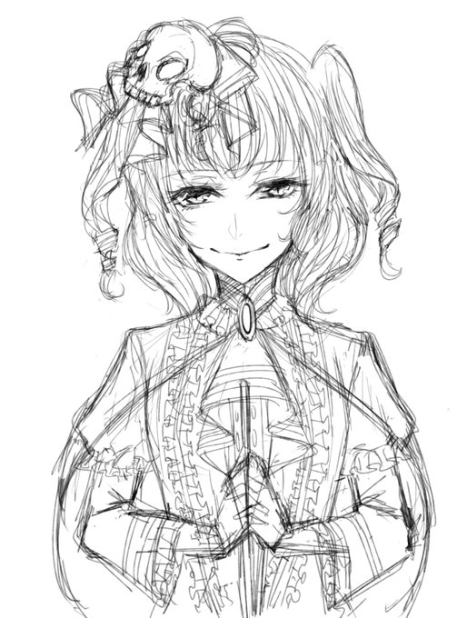 グレースケールのtwitterイラスト検索結果