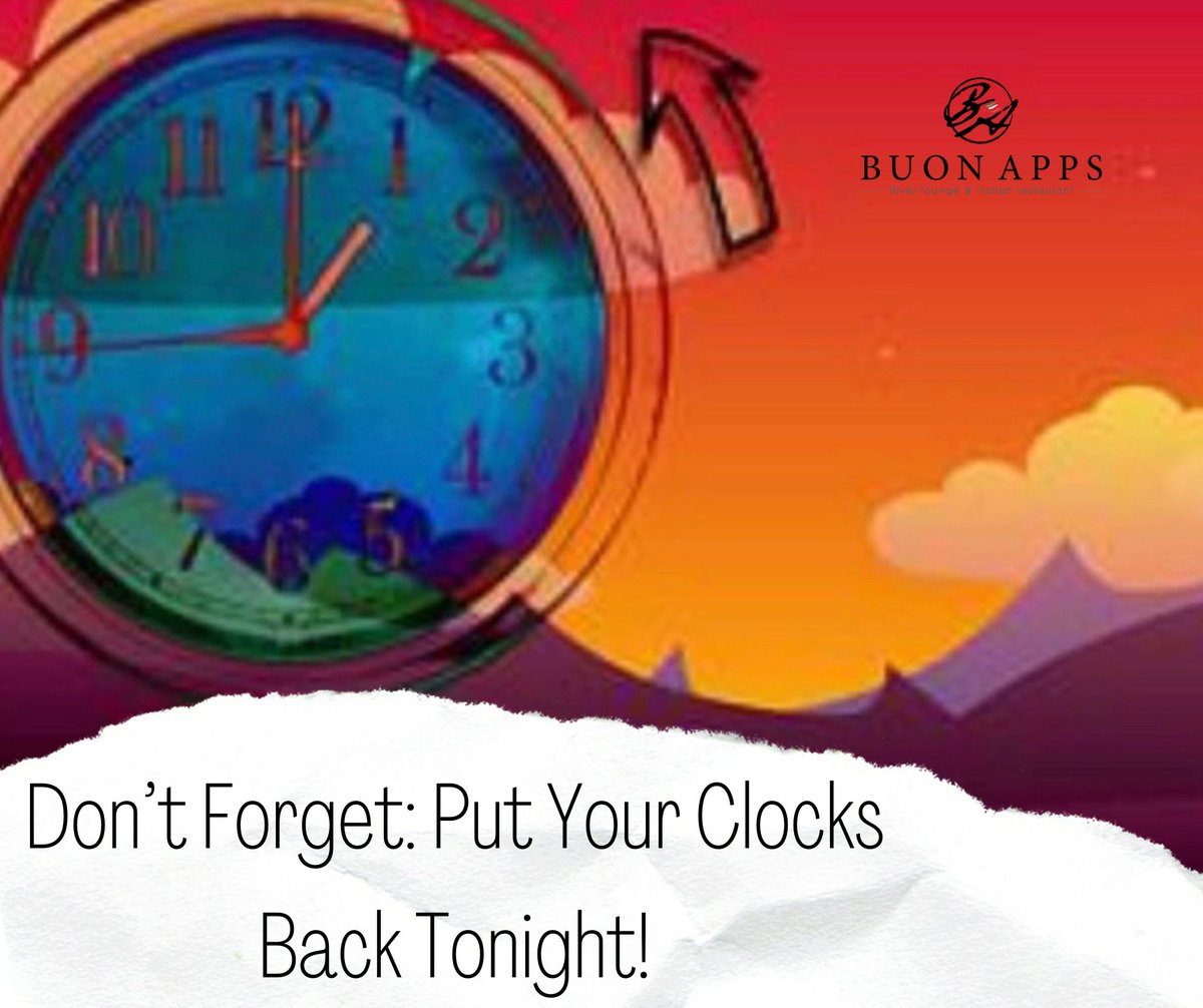 BuonApps's tweet image. Yup, it’s that time of year again. #SpringForwardFallBack