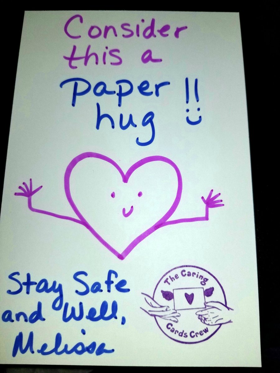 MMBrown14's tweet photo. I got tired of writing "and the Caring Cards Crew" after 8,000 cards so had a stamp made for that part. Hooray! #BeTheChange #CaringCards https://t.co/bm6nXPbECd