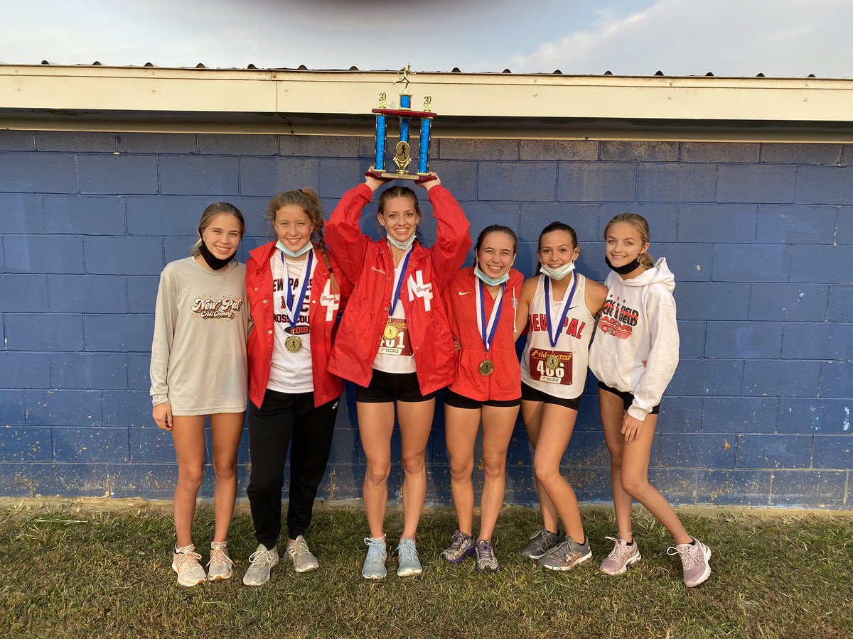 NPXC Girls finished 10th today at Semi-State bringing the team’s season to an end. So proud of this incredible squad:

✔️ County Champs
✔️ HHC Champs
✔️ Sectional Champs
✔️ 3 Invitational Wins 

Congrats &amp; Good luck to Brenna Shaw at State next week!!

#NewPalProud #ProudCoach