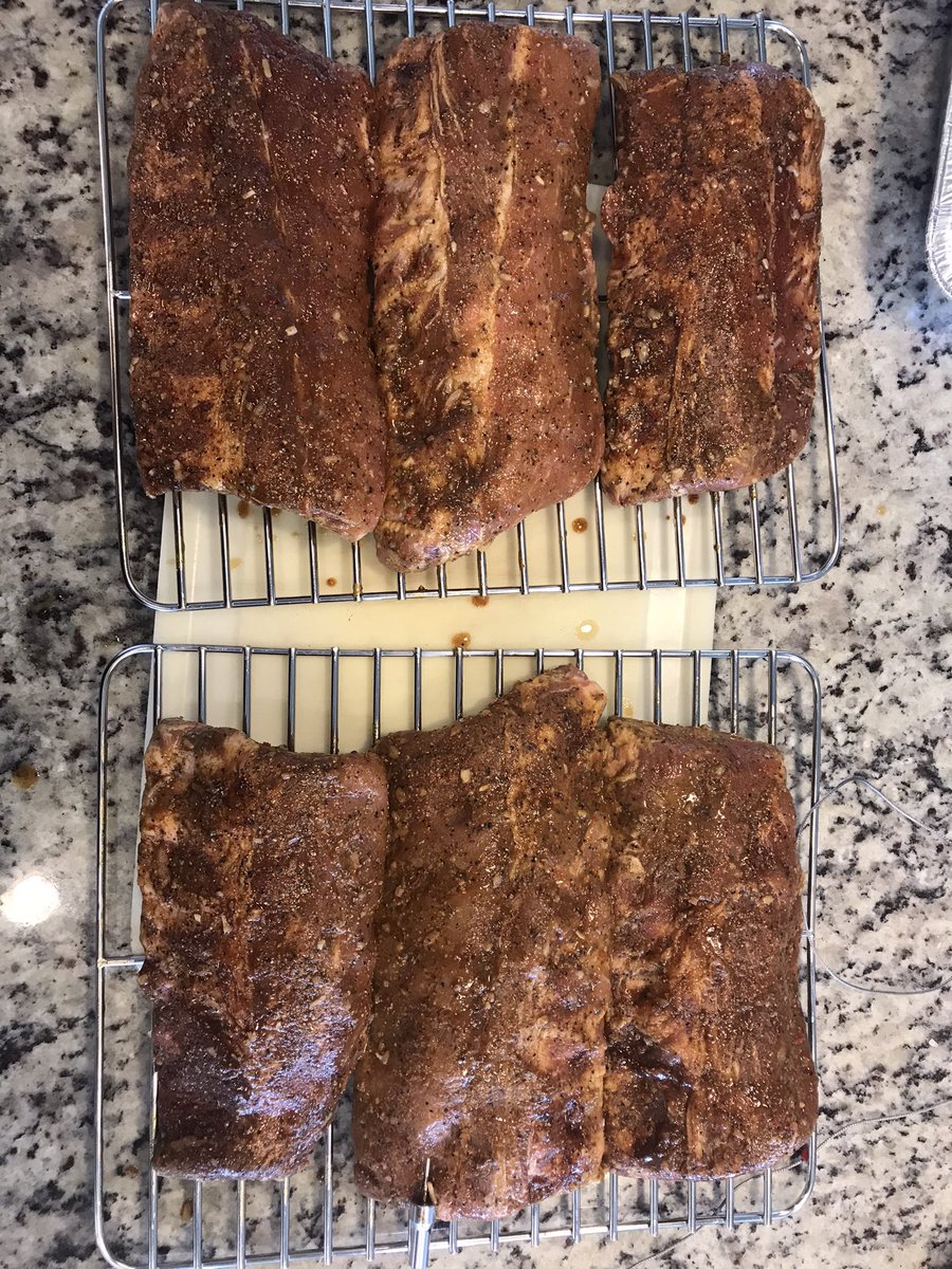 Well, it is <a href="/CycloneFB/">Iowa State Football</a> Saturday and when I smoke ribs they win. The tradition continues. Go State!!  I will also enjoy a <a href="/BuschBeer/">Busch Beer</a> during the smoke. <a href="/bradtopol/">Brad Topol</a> <a href="/manuel_silveyra/">Manuel Silveyra</a>