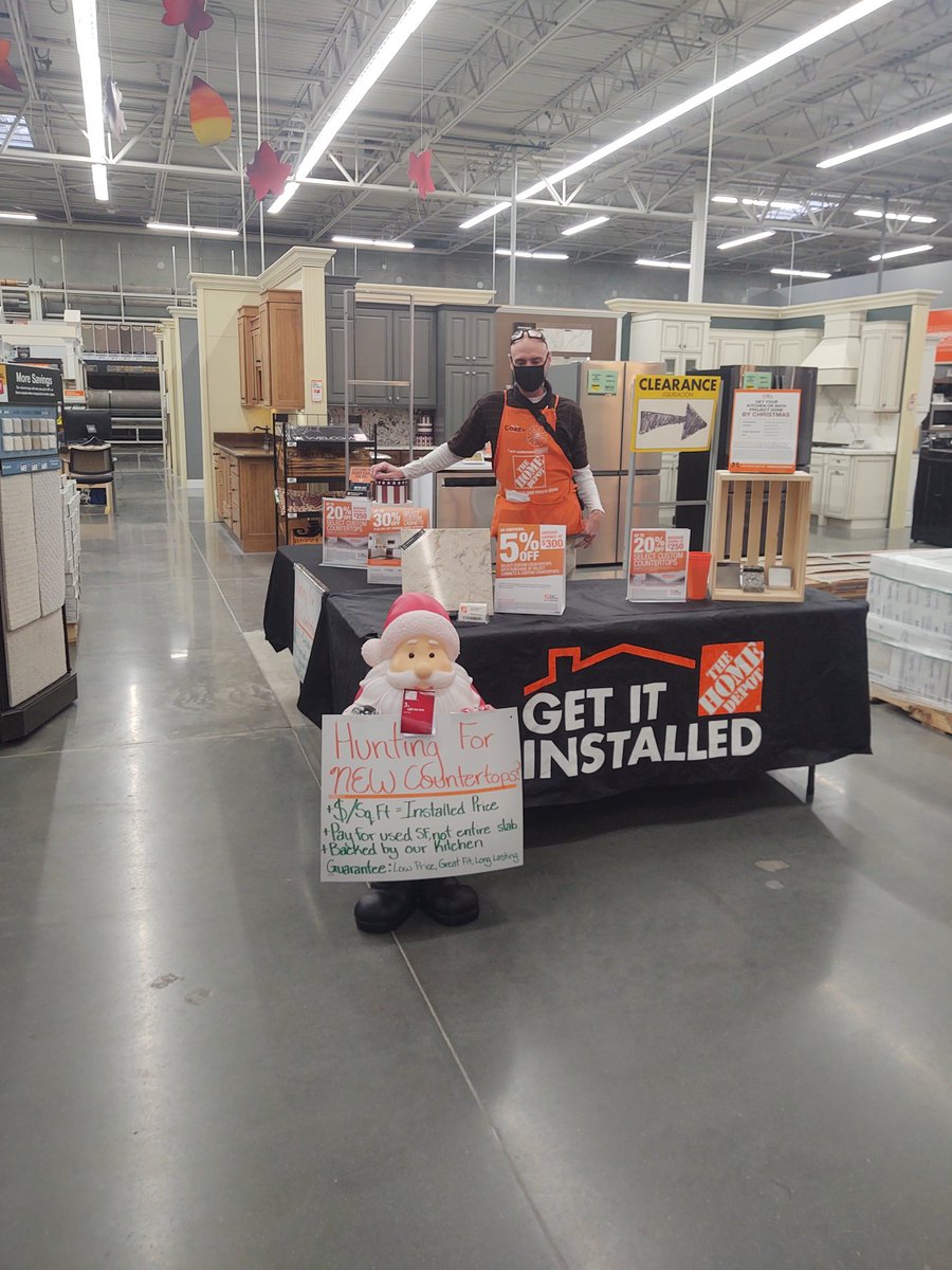 ShellyM_3210's tweet photo. Scottsbluff Homedepot is ready to help you warm up your kitchen with 20%off select custom countertops #PMDWinswithServices @denosettle,@derekthd https://t.co/7vEVMfgF9A