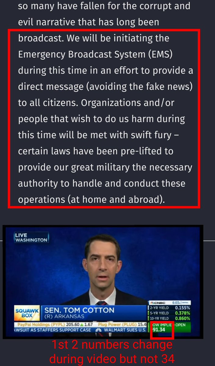 34EMS will bypass fake news.WHs have the kill switch.WHs control when the flip is switched.