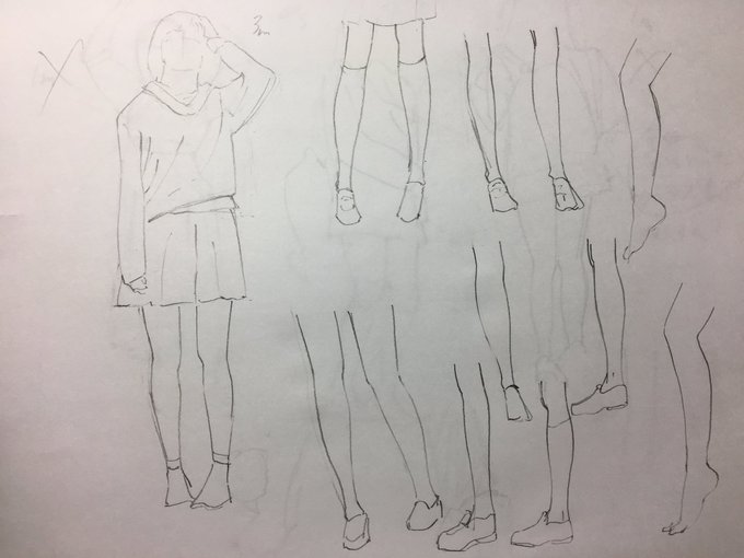 足2日練習しまくったらクロッキーのスピード上がったかも?
(比較的)自信持って線引けてる気がする
シダさんのクロッキー貰ってきて良かった
自分の何が足りないか毎回見つめ直せるし試行錯誤が捗る 