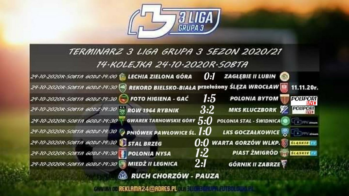 grupa_3's tweet photo. Wyniki oraz tabela po 14.Kolejce @grupa_3 https://t.co/TuRXvUC5Kh
