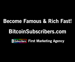 BitcoinSubscribers.com Become Famous &amp; Rich Fast! Get Subscribers, Followers, Likes, Views With Bitcoin BTC Full Privacy Influencer #Influencer #Bitcoin #BTC #subscribers #Followers #Views #Likes #YouTube #Instagram #influencers #famous #Rich #Promote #Advertising #Advertise USA