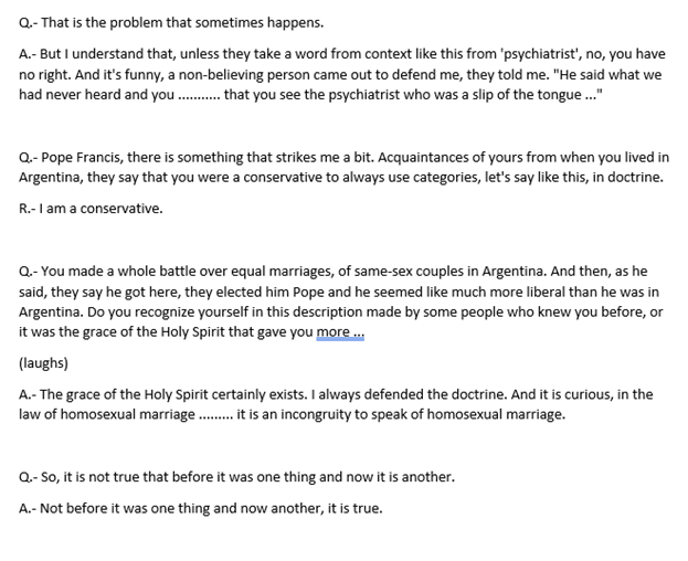 I'd like to also draw attention to his statements on this matter from 2 interviews, (img 1) one march 5 2014 with Cronache and (imgs 2+3) one May 2019 (the one the frankenstein clip in the Afkineesvky doc was made from ITSELF - but the uncut version supplied to him by the DfC):