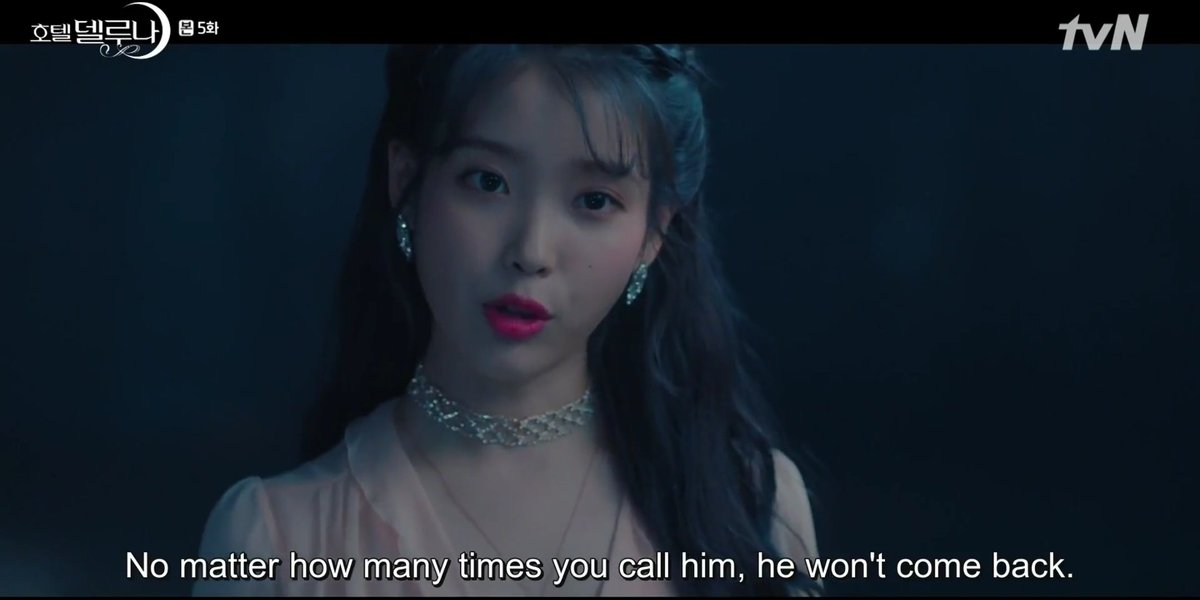 and he came back because he thought she's in danger  #HotelDelLuna