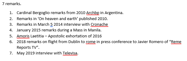 All of this is accessible (though some of it only in the original spanish and italian) online - On Heaven and Earth is available in PDF format around the internet. All the other sources I have provided already aside from the Manila interview which is in the next tweet.