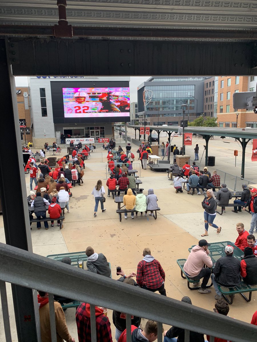SadiyahAli10's tweet photo. Photos from the Railyard around the start of the game at 11 a.m. Not as many people as expected. https://t.co/BM1zLXagpd