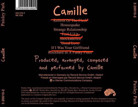 The Camille project had already been abandoned by the time he recorded UGTL, but Prince likely knew by this time that several of the Camille songs (If I Was Your GF, Housequake, Strange Relationship) would make the final cut. However, even more of them wouldn’t.