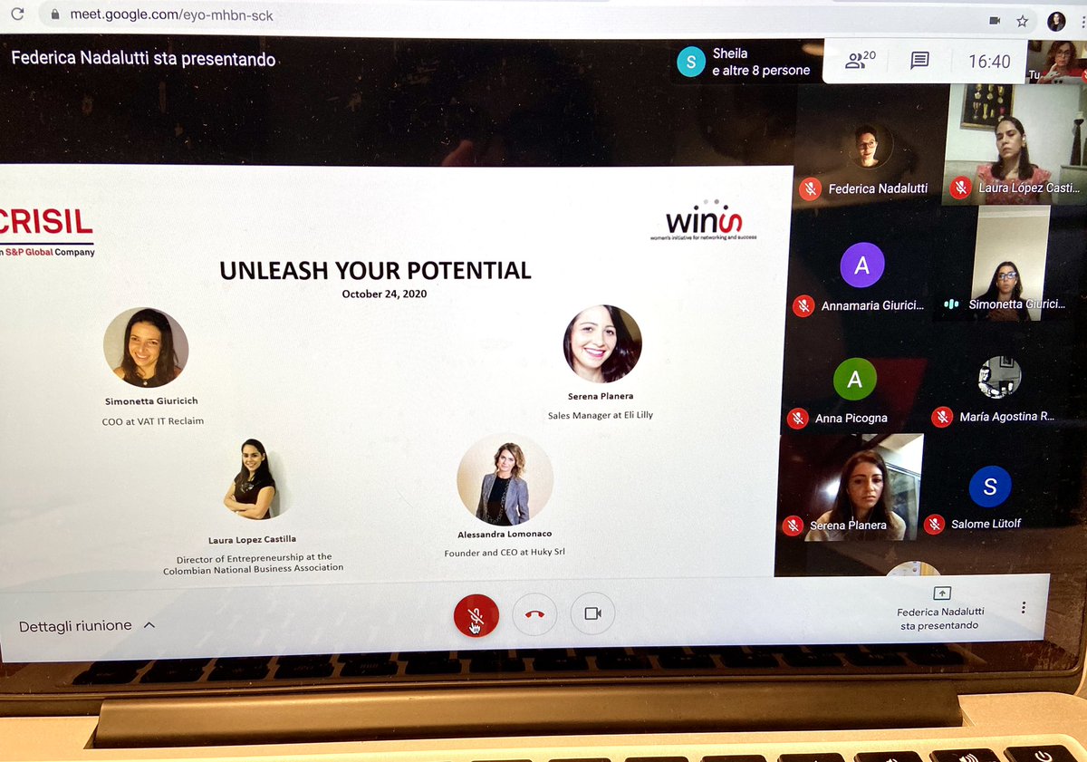 alelomi's tweet photo. È stato un piacere partecipare oggi all’evento online #UnleashYourPotential organizzato da WINS (Women’s Initiative for Networking and Success) di @CRISILLimited. 
👉https://t.co/UAIVqy0n9k #womenempowerment #WomenSupportingWomen https://t.co/QswfSeNDcc
