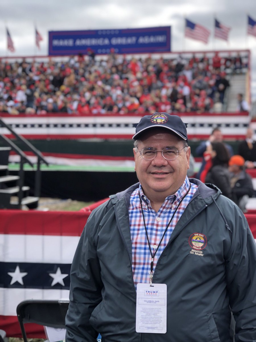 Greetings from the Trump rally in the 20th Ohio Senate district!