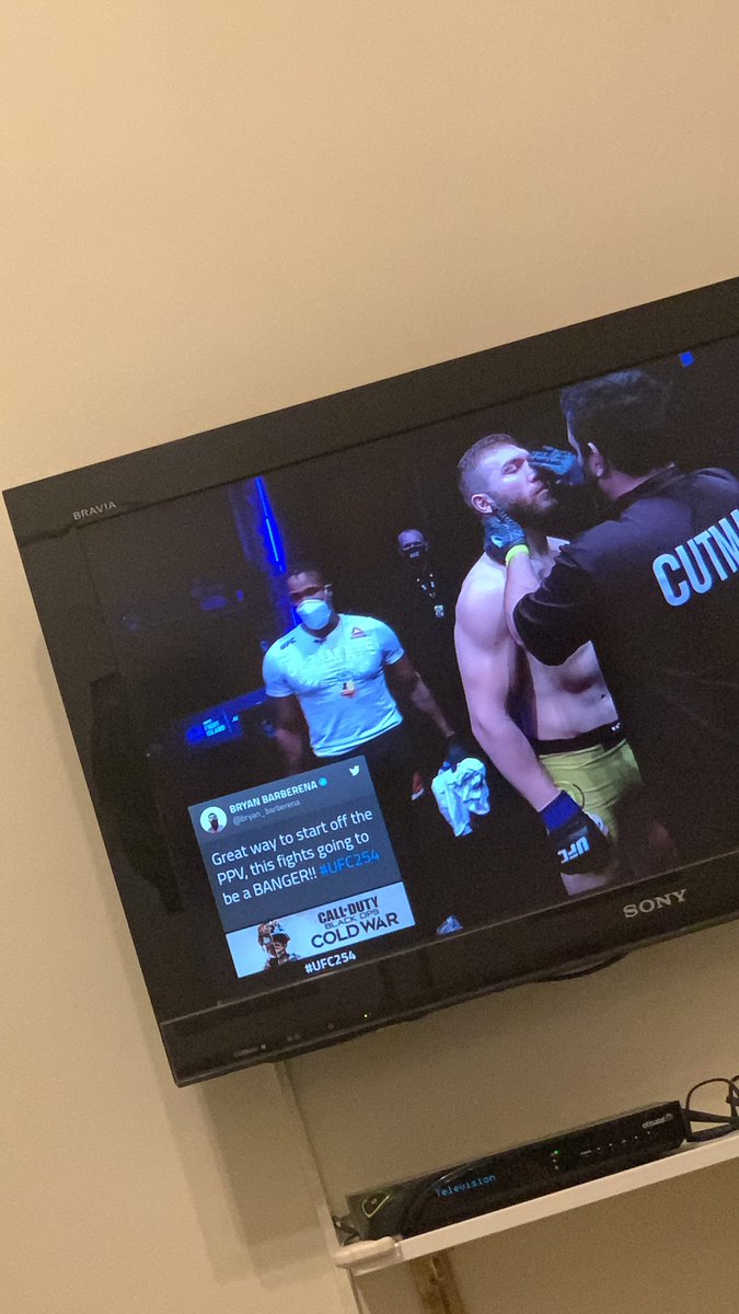 #UFC254 
LET’S go