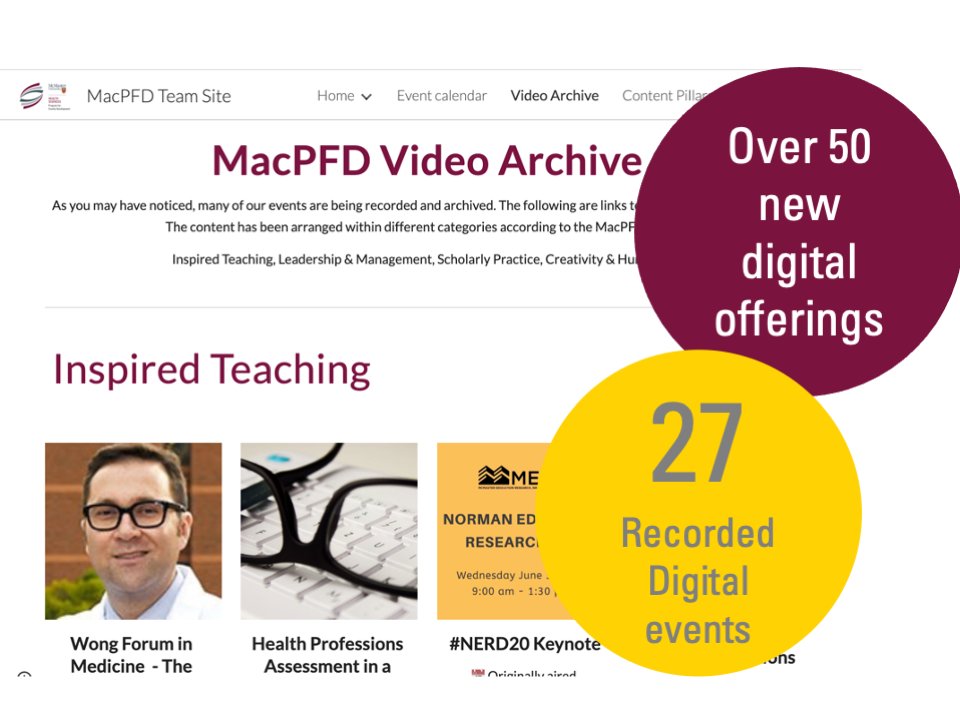 And...   #ICYMI (in case you missed it), we record and remaster some of our video content. We also create direct-to- @YouTube content that we release directly there. (You know, like  @Disney or  @Netflix do sometimes!)Check here FIRST if you& #39;re looking for   #FacDev content!