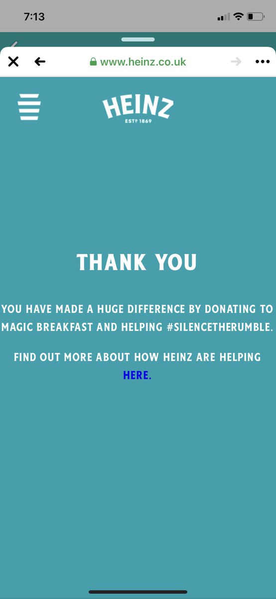 I’ve donated! Please, if you can, spare just £2 to help 1 child eat breakfast for a week! #silencetherumble #charity #fuelforlearning #NoChildShouldGoHungry