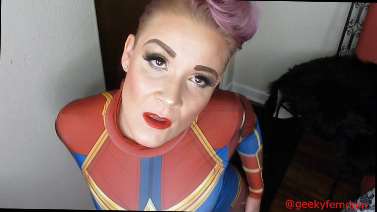 geekyfemdom's tweet photo. https://t.co/SbUAgQ6j5s
@MsWhitneyMorgan @ManyVids #femdom #capmarvel #captainmarvel #femdompov #cosplay #cosplayporn #pornparody #superheroporn #blonds https://t.co/79NQEksyuN
