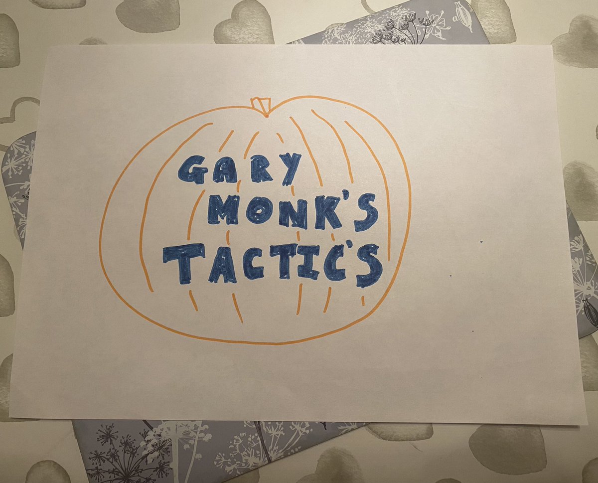 Maplo16's tweet photo. Daughter asked me to draw the scariest pumpkin imaginable #swfc https://t.co/u4E0x6u5KR