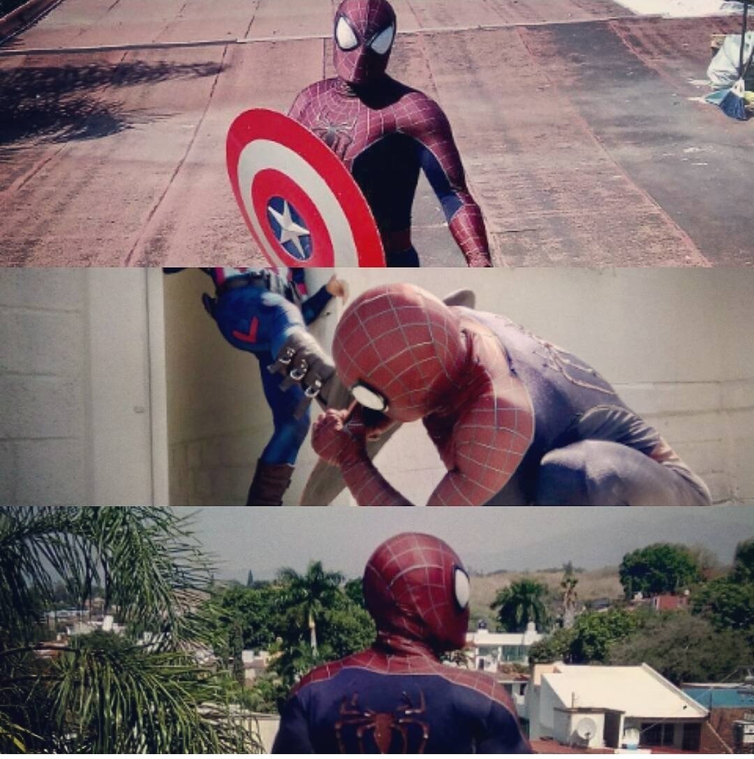 Edgar_garcia_l's tweet photo. Participando @LigaPredator @Nadyasonika #ligapredator #spiderman #Avengers https://t.co/uQCpw65efR