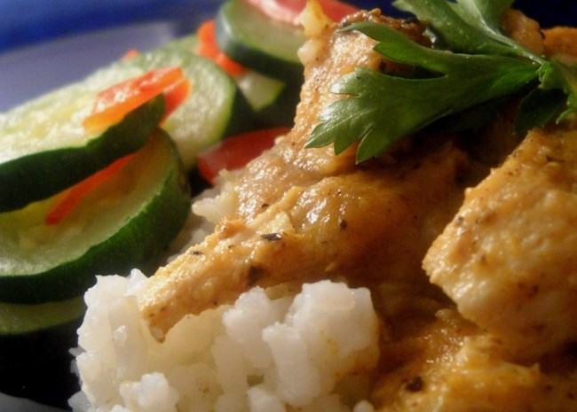 Loquat brings a special flavor to this #healthy chicken recipe. #dinners  cpix.me/a/106944127