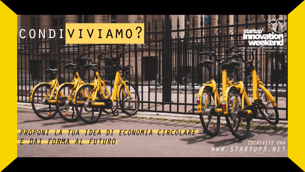 startup3net's tweet photo. Il #riuso è l'utilizzo di un prodotto di scarto mantenendone forma o natura originaria

Risparmi denaro e risorse
Stimoli fantasia e creatività

Le imprese cercano innovatori

Startup3 innovation weekend
Presenta la tua soluzione https://t.co/jC3JJvzyQn

#s3iw #economiacircolare https://t.co/iAR3xX1KUK