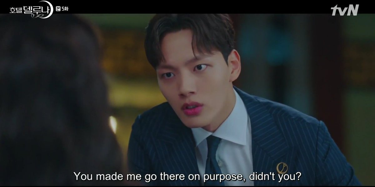 "are you here to tattle on them? should I give them an earful?""what's the point when you were in on it?" #HotelDelLuna