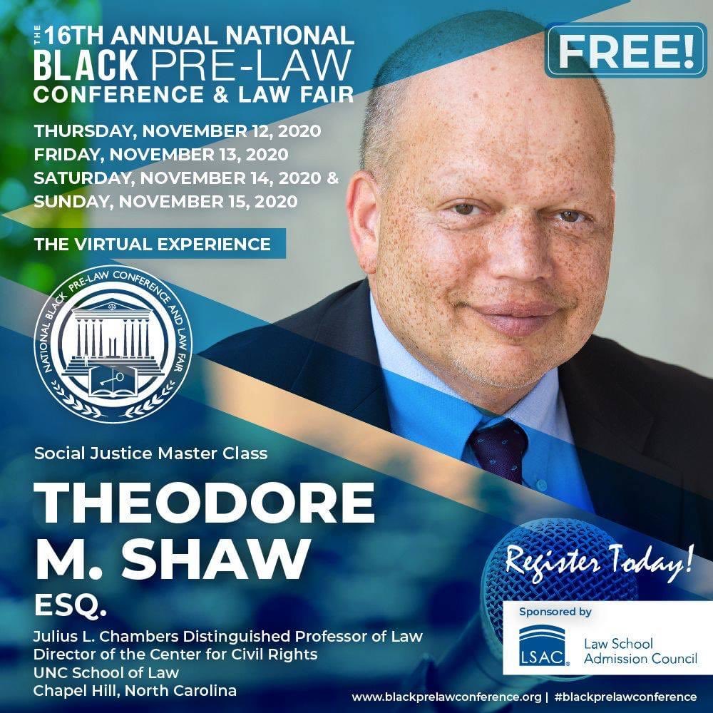 PAD_ALASU's tweet photo. Aspiring Lawyers, 
Join us at the FREE Virtual 16th Annual National Black Pre-Law Conference and Law Fair 2020, sponsored by the LSAC! Thurs, Nov 12th, 2020 through Sun, Nov 15th, 2020.

Register at [https://t.co/1IvPEu7AEJ]

#myASU #myASU24 #myASU23 #myASU22 #myASU21 #myASU20 https://t.co/rM5hNQYGCP