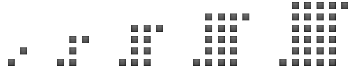 pegcagle's tweet photo. Great fun this week when prompt for our visual pattern, "S-pattern" I first encountered more than 15 years ago via IFL's work w LAUSD, was to color it in a way to highlight the pattern's growth https://t.co/GXWZO3mCi5