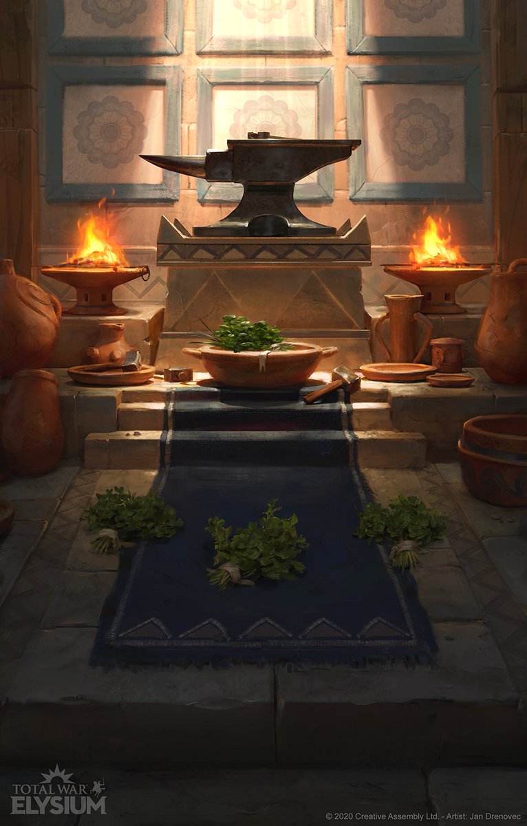 Shrine of Hephaestus

Illustration done for Total War: ELYSIUM
AD: Heather Reynolds
© Creative Assembly, Sega

Thanks CA for the amazing opportunity and wonderful experience. More artworks to come!

#creativeassembly #totalwar #cardart #illustration #sega #digitalpainting