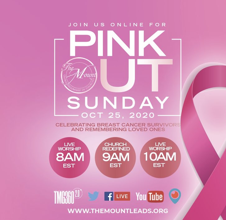 themountleads's tweet photo. Join us for PINK OUT SUNDAY at โฆโฆ@themountleadsโฉ TOMORROW 10/25 Celebrating breast cancer SURVIVORS and remembering Loved Ones #OATM #TMG360 https://t.co/k8lhbR92UW