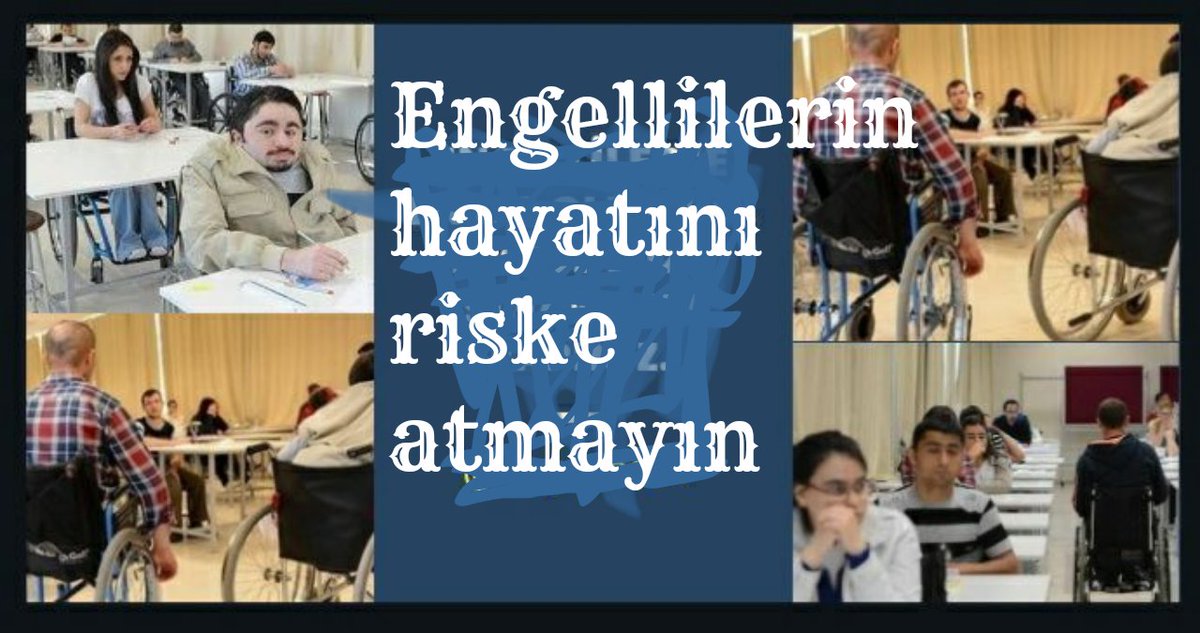 hatce3213218's tweet photo. @yilmaz4172 @drfahrettinkoca @ZehraZumrutS @OSYMbaskanligi @saglikbakanligi oronavirüs'ten dolayı can kayıpları artmaya devam ediyor yaz aylarında yapılmayan ve 15 kasımda yapılacak olan EKPSS(engelli kamu personeli seçme) bu riskli süreçte yapılmasın engelliler tehlikeye atılmamalıdır.
@ZehraZumrutS
@halis_aygun
@drtevfikozlu
@BilimKurulu https://t.co/kDdRz0dQSN