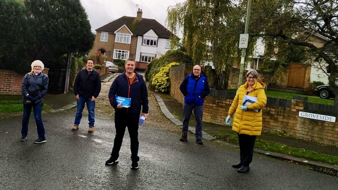 MarioCreatura's tweet photo. Great to be out today lending a hand to @mvconservatives - working with hardworking local councillors to help get their brilliant Bookham candidates elected next year! https://t.co/tcyiDCiiET