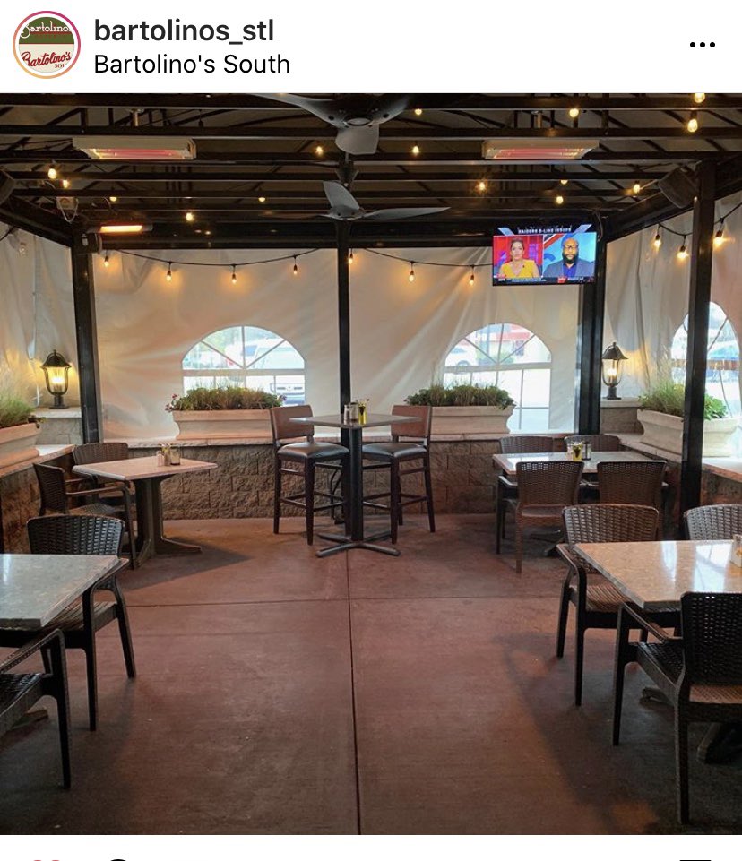 DCRS_Solutions's tweet photo. Stay warm under the heaters this weekend with great food 🍝🍕, cocktails 🥂, and music 🎶 @BartolinosSTL #stlsupportlocal #stlrestaurants #stleats #stlfood #POS #dcrs #dcrsnews #Italian #pasta #pizza https://t.co/R9I52b20ke