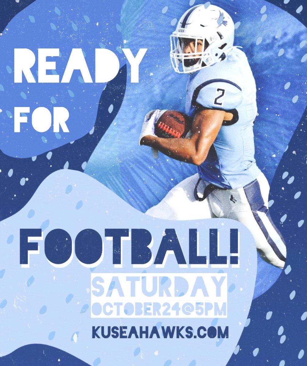 KeiserU's tweet photo. Ready for Football!
The Seahawks play Warner University on our home field at 5pm today. Tune in for the livestream: https://t.co/5FZKVwWN2S
#KeiserFootball #KeiserSeahawks #SeahawkFast #KeiserUniversity https://t.co/B7G1D40jDd