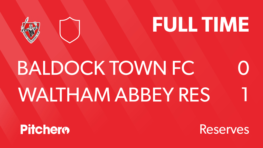 baldocktownfc's tweet photo. FULL TIME: Baldock Town FC 0 - 1 Waltham Abbey Res
#BALWAL #Pitchero
https://t.co/SEwbXUqZNZ https://t.co/dygE1FJKrm